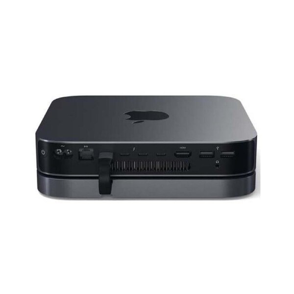 Satechi Aluminium Stand and Hub for Mac Mini, Space Grey - ST-ABHFM