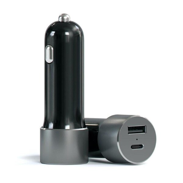 Satechi 72W USB-C PD Space Grey Car Charger - ST-TCPDCCM