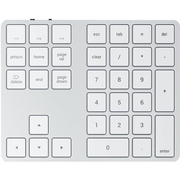 Satechi Bluetooth Extended Keypad, Silver - ST-XLABKS