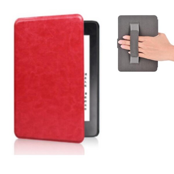 StylePro, Kindle Paperwhite 6.8" case with handstrap, red