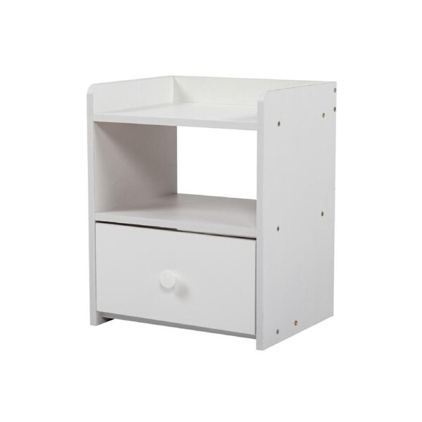 Bedside Tables Drawers Side Table Bedroom Furniture Nightstand White Unit