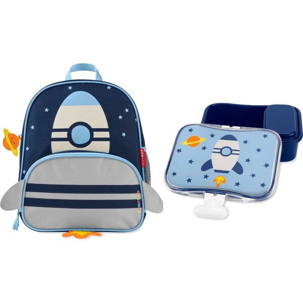 Skip Hop Spark Backpack + Lunch Box 2pc Set - Rocket