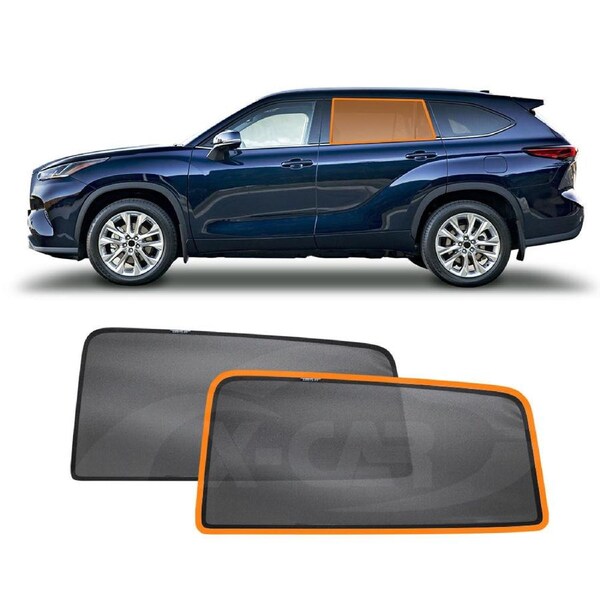 Rear Window Sun Shade for Toyota Kluger 2021-Onwards Car Sun Blind Mesh