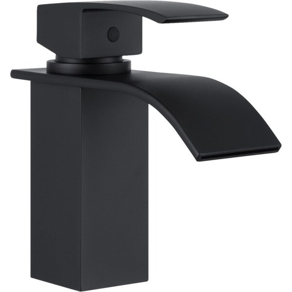 Bathroom Black Square Basin Mixer Tap Vanity Sink Brass WELS 6Star 4L/M