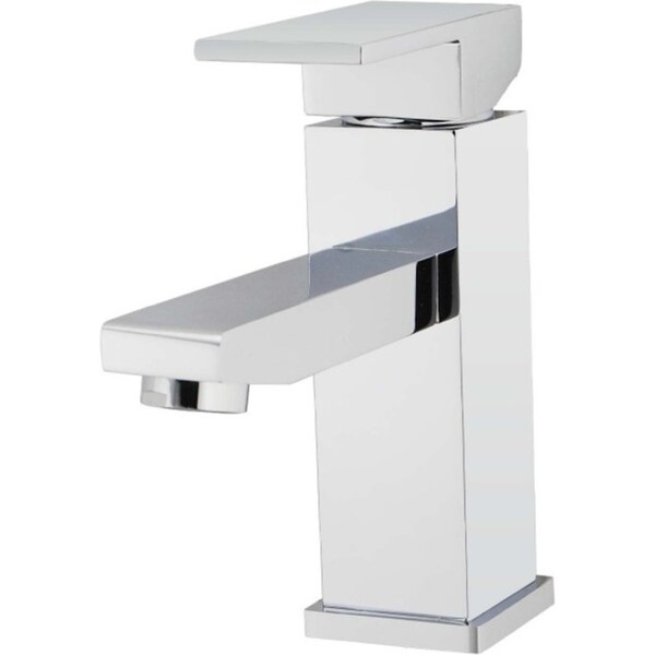 Brass Bathroom Basin Mixer Taps Square Mixer Tapware Faucet WELS Silver Chrome