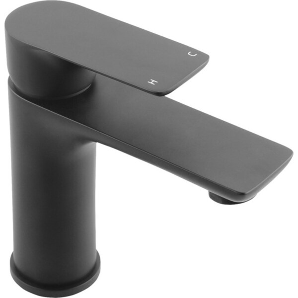Bathroom Black Basin Mixer Tap Sink Solid Brass Faucet WELS