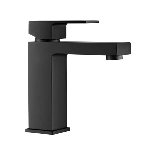 Matt Black Basin Mixer Tap Brass Faucet WELS & WATERMARK
