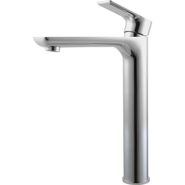 Bathroom Tall Basin Mixer Tap Above Counter Top Round Chrome WaterMarked & WELS