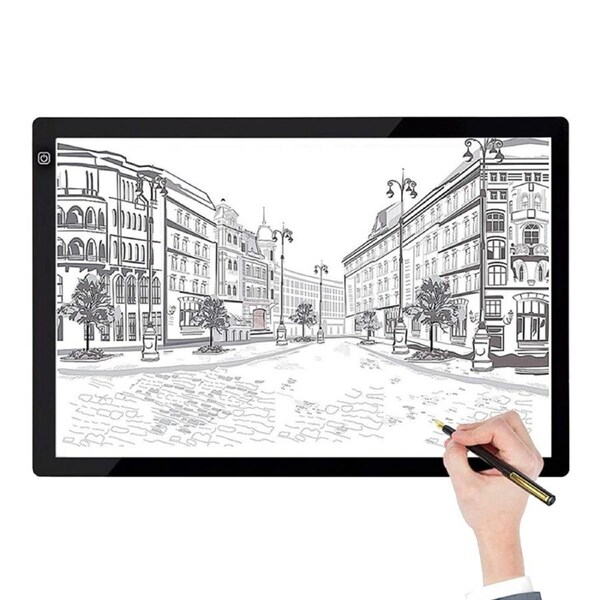 A2 LED Light Box Tracing Board Art Design Stencil Tattoo Copy Drawing Pad