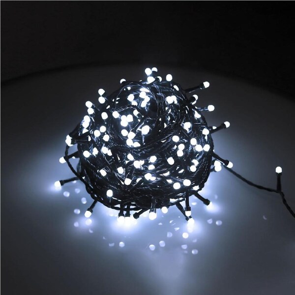 Frosted String Lights 320 LED Cool White