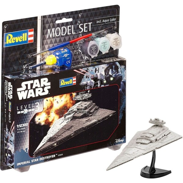 Revell Model Set Star Wars 1:12300 13cm Imperial Star Destroyer Level 3 Kit 10y+