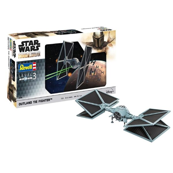 Revell Star Wars 44.3cm The Mandalorian Outland 1:65 Tie Fighter LVL 3 10+ Model