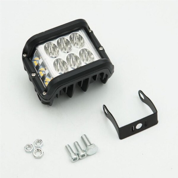 1 Only 2 x Three Face Light LED Work Light Waterproof Shockproof