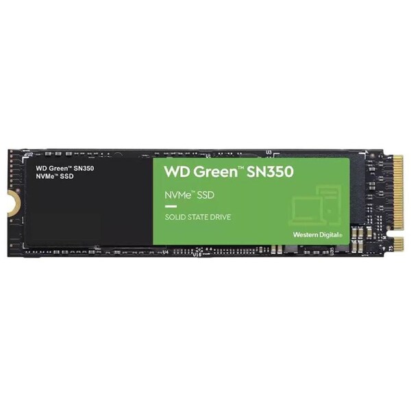 WESTERN DIGITAL Digital WD Green SN350 2TB M.2 NVMe SSD 3200MB/s 3000MB/s R/W 340K/380K IOPS1M hrs MTTF