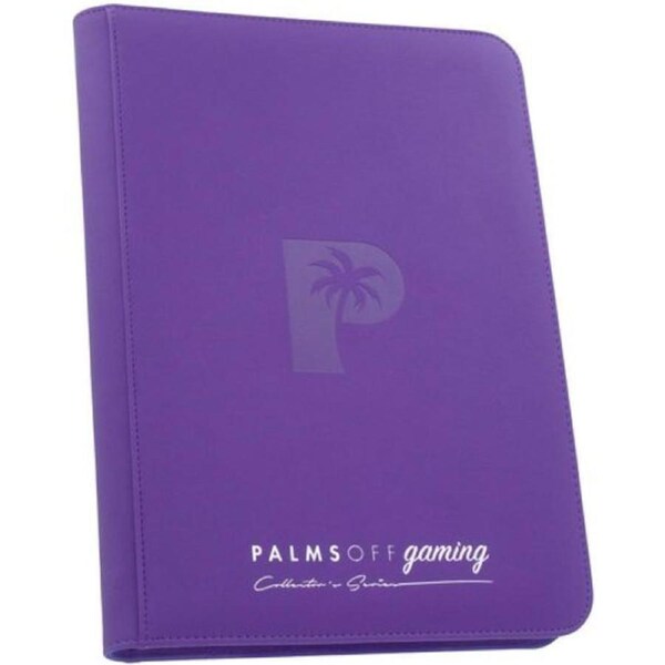 Palms Off Gaming - 9 Pocket Collectors Series Trading Card Binder (Purple)