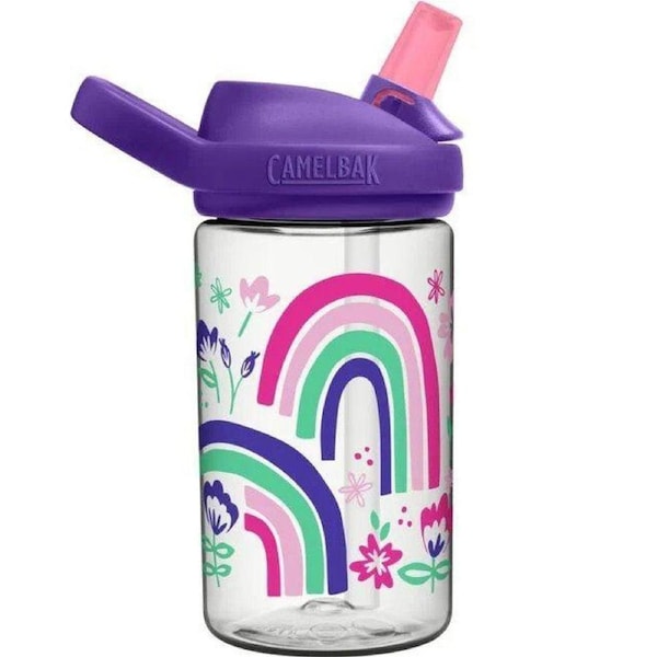 Camelbak Eddy 400mL Kids Drink Bottle - Rainbow Floral