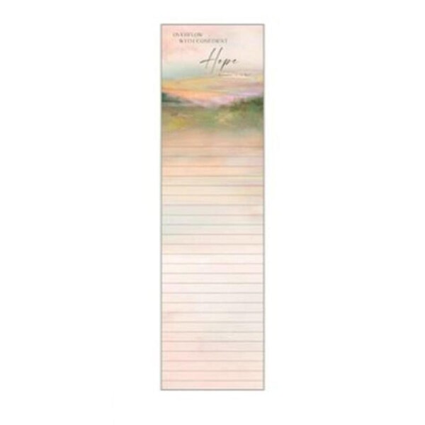Legacy List Pad Sunrise Ruled Tear Off Pages Magnetic