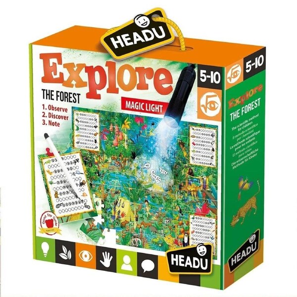 Headu Flash Card Game - Explore the Forest