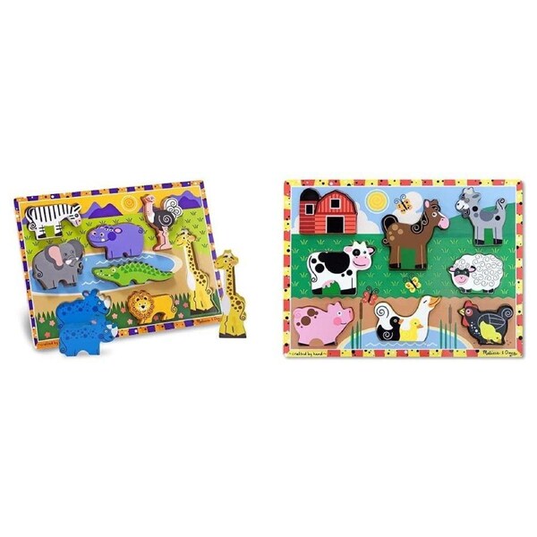 Melissa & Doug Safari Chunky Puzzle