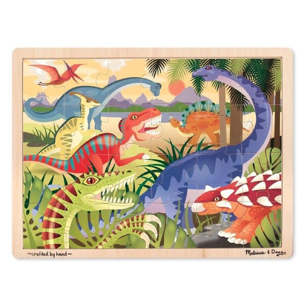 Melissa & Doug Dinosaurs Jigsaw - 24pc