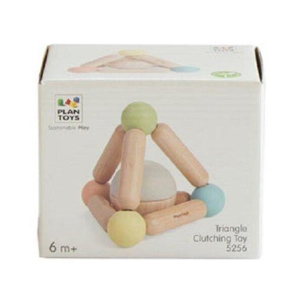 Plan Toys Triangle Clutching Toy Pastels