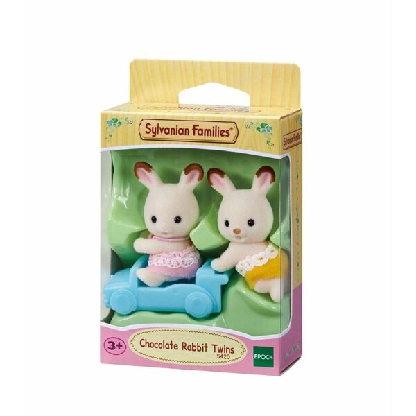 Sylvanian Families Chocolate Rabbit Twins