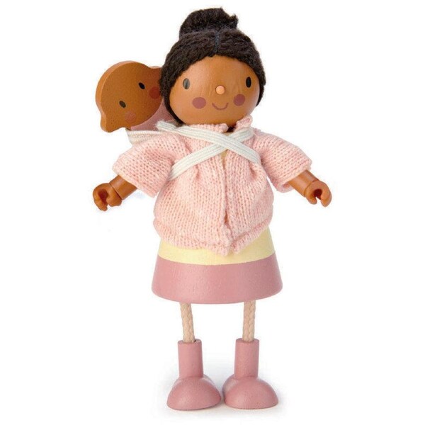 Tender Leaf Toys Doll Mrs Forrester with Flexible Limbs & Her Baby