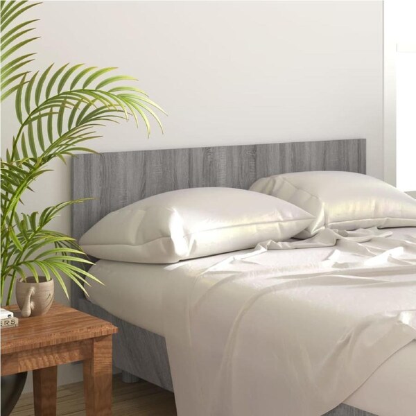 Bed Headboard Grey Sonoma 160x1.5x80 cm Engineered Wood vidaXL