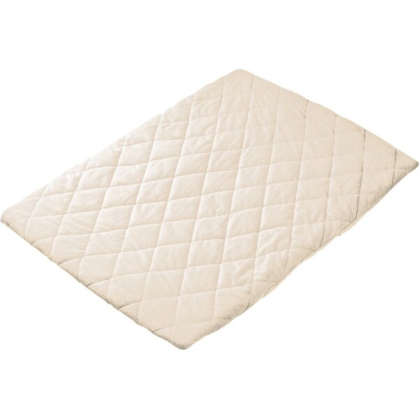 Playette Quilted 105cm Fitted Padded Sheet For Travel Cot Baby/Toddler Cream