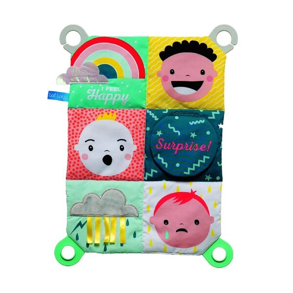 Taf Toys My Feeling Crinkle Double Sided Soft Panel Educational Toy Baby 0m+