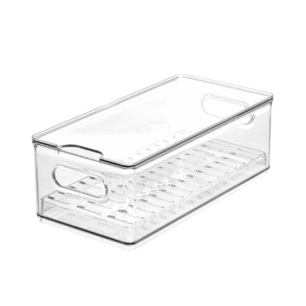 iDesign The Home Edit Produce/Fruit Fridge Storage/Organiser Bin/Tub Clear 30cm