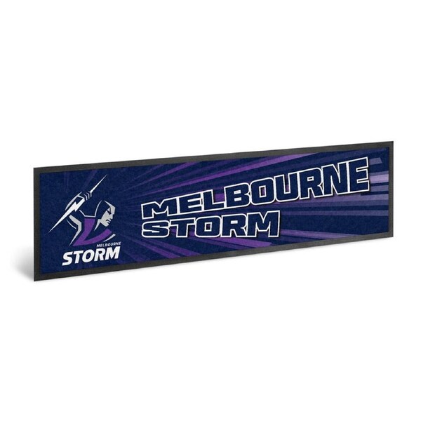 Melbourne Storm NRL Bar Mat Runner Team Logo Special Edition 2024