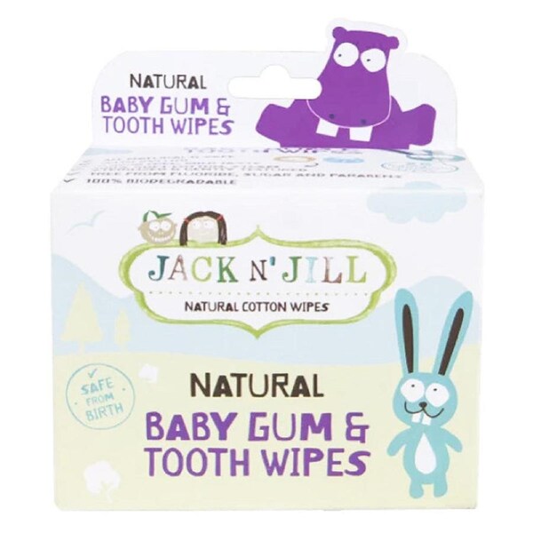 Jack N Jill Tooth & Gum Wipes 25Pk