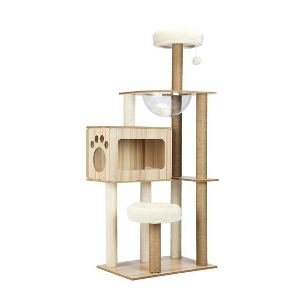 Alopet Cat Tree Tower Scratching Post Scratcher Cats Condo House Bed Furniture