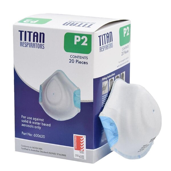Ultra Health Titan P2 Disposable Respirator 600620 (Box/20)