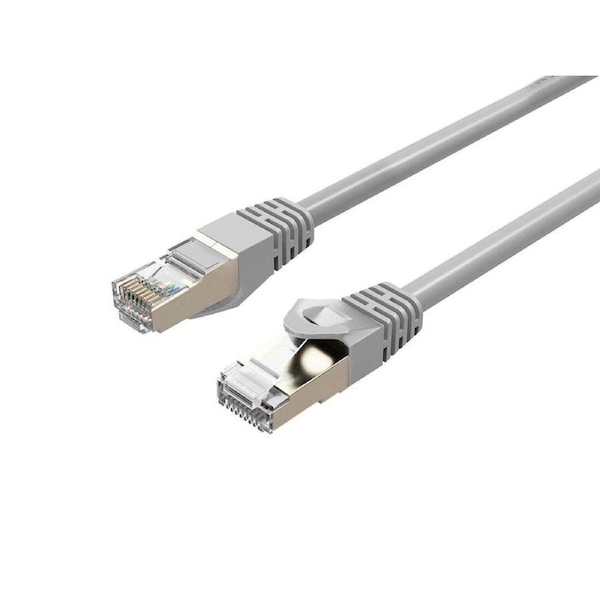 Cruxtec 3m Cat7 RJ45 10GbE SF/FTP Triple Shielding Ethernet Network Cable White