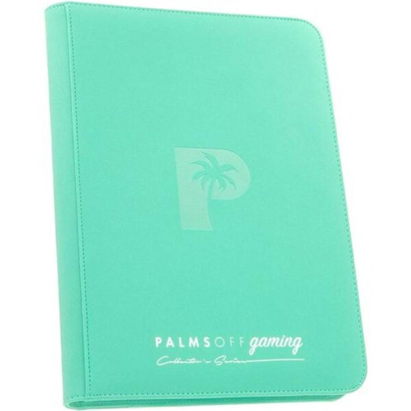 Palms Off Gaming - 9 Pocket Collectors Series Trading Card Binder (Turquoise)