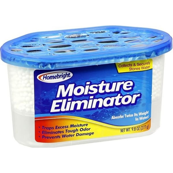 12 x Homebright Moisture Eliminator Humidity Damp Odor Absorber 277g Container