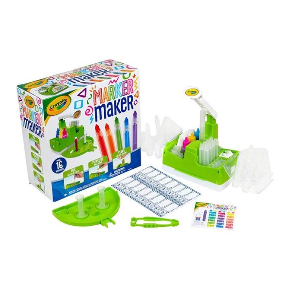 Crayola Home/School DIY Projects Arts/Crafts Marker Maker Supply Kit For Kids 8+