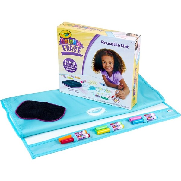Crayola Color & Erase Drawing/Colouring/Painting Doodle Mat/Board For Kids 3+