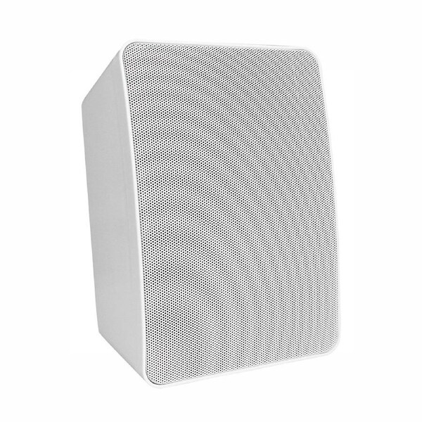 E-Lektron EL952966 M-255 White Weatherproof 100 Volt Line or 8 Ohm ELA Outdoor Speaker