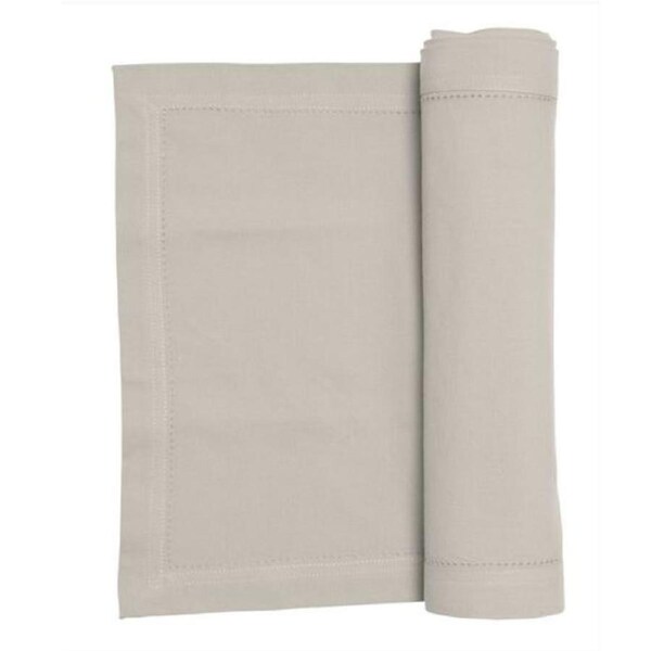 Rans Table Runner Hemstitch Oatmeal 33x135cm French Country
