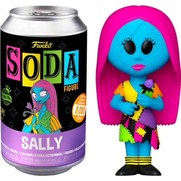 The Nightmare Before Christmas - Sally Black Light (with chase) Vinyl Soda