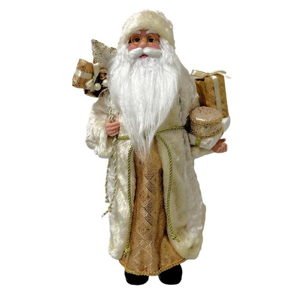 Santa Ivory Gold Fur Robe 45cm