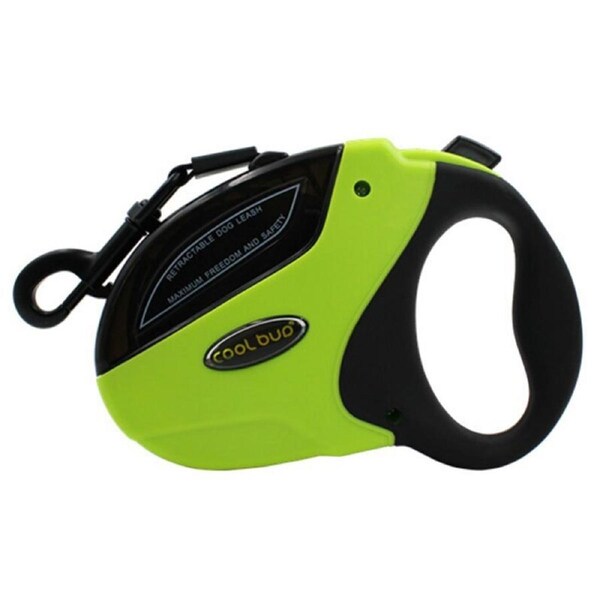5M Retractable Dog Leash Lead Strong Lockable Heavy Duty Lockable Green