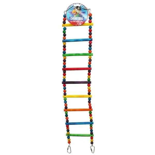 Cheeky Bird 9 Step Ladder With Beads B0875