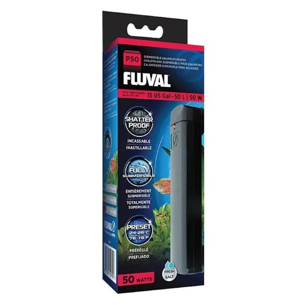 Fluval Pre Set Aquarium Heater 50w P50