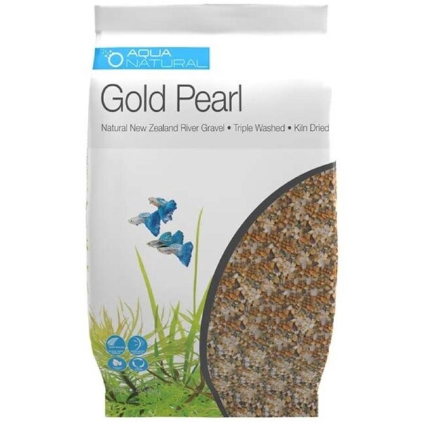 Aqua Natural Gold Pearl Gravel 4.5kg