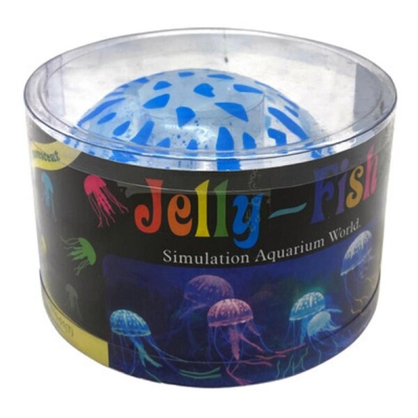 Jellyfish Large Blue Clear Boxed