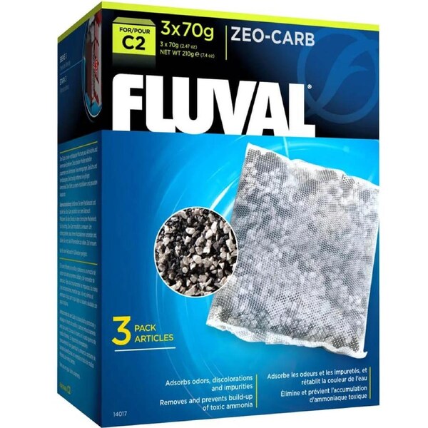 Fluval C2 Zeo-Carb 3x70g